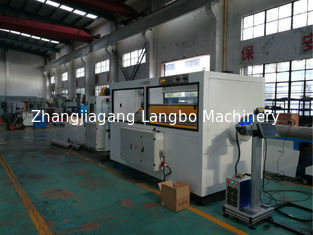 Máquina de alto rendimiento de la protuberancia del tubo del PVC, cadena de producción del tubo del Pvc tornillo 80kg/H del doble