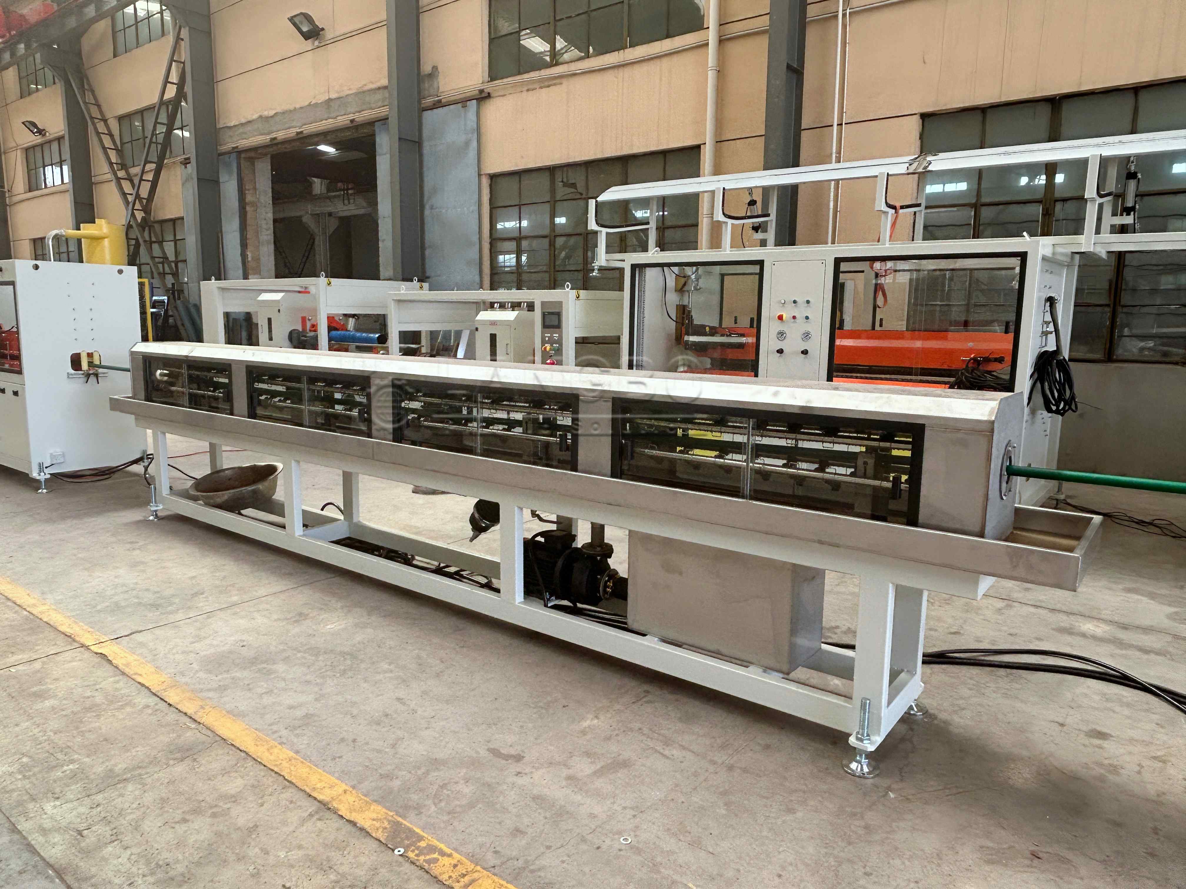 último caso de la compañía sobre PPR Pipe Extrusion Line Project for Hot and Cold Water Pipe Manufacturing in Albania