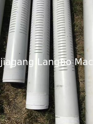 calidad  Water Screen Pipe Making Machine Plastic Pipe Slotting Machine PVC Pipe Machine PVC PE Pipe Perforator Machine Pipe Production Machine Fábrica
