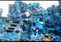 500 kg/h Línea de lavado y reciclaje de residuos rígidos de PP / PE
