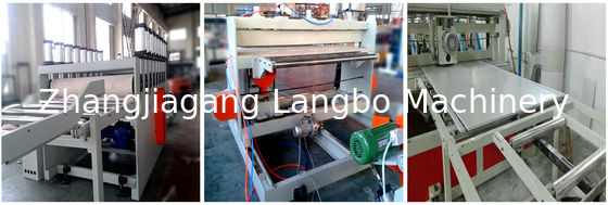 Tablero de la espuma del PVC que hace la línea de la protuberancia del tablero de la espuma de machine/WPC/la cadena de producción