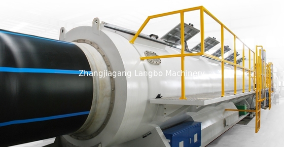 Línea de producción de extrusión de tubería de HDPE PE Pantalla táctil DN630mm