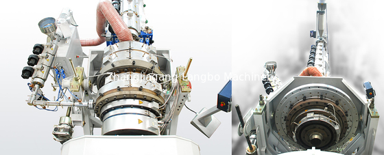 Máquina extrusora de plástico para la fabricación de tuberías de suministro de agua, gas, drenaje, distribución y alcantarillado de PE de 450 mm
