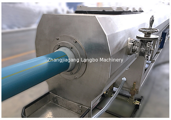 Fácil de operar Línea de producción de extrusión de tuberías de plástico HDPE PE