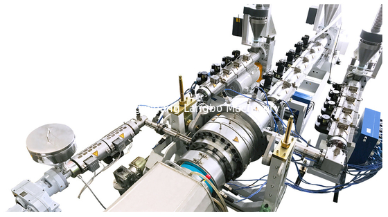 Extrusor de tornillo único / extrusión 315 mm-450 mm PE máquina de fabricación de tuberías HDPE