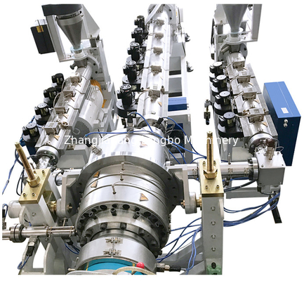 Máquina de extrusión de plástico para la fabricación de tubos de HDPE