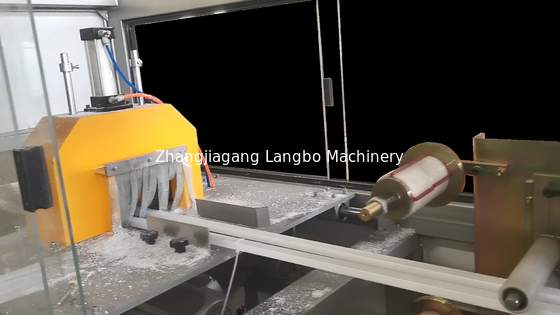 Máquina para hacer el tronco de cable de PVC de 1180 mm de perfil con mesa de calibración de 8 m