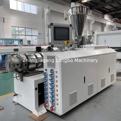 Línea de producción de tuberías de PVC de control PLC alta producción y productividad