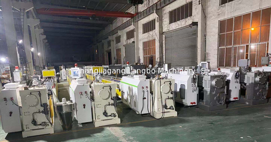 Línea de producción de tuberías de PVC de control PLC alta producción y productividad