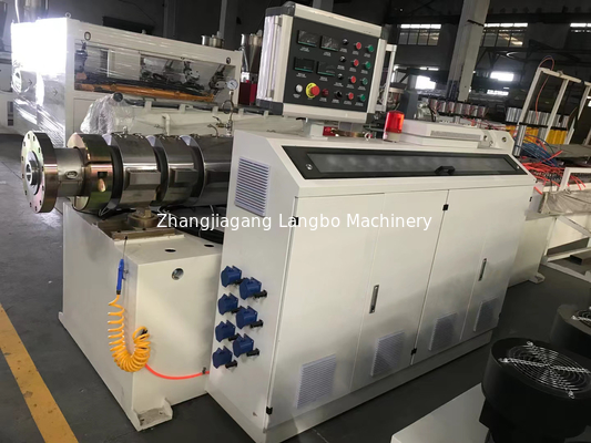 Línea de producción de tuberías de PVC de control PLC alta producción y productividad