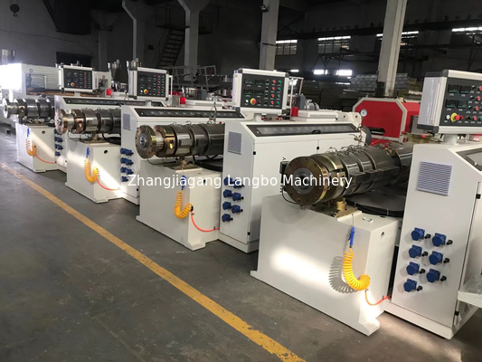 16-315mm PVC tubo de conducto eléctrico de suministro de agua tubo de extrusión máquina línea de producción