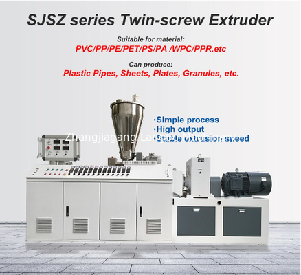 Diámetro del tubo 75-250 Línea de extrusión de tubos de conducto de electricidad de PVC/UPVC/CPVC de plástico con inversor ABB