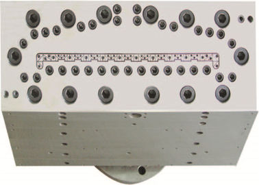 Hoja automática del PVC que hace la máquina, cadena de producción del PVC del panel del hueco del poder 55KW