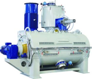 Volumen del buque horizontal 500L/1000L del tipo de la máquina del mezclador del PVC del refrigerador del calentador