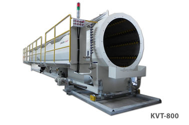 La línea automática PLC de la protuberancia del tubo del PVC controla el tornillo gemelo cónico bajo del coste de mantenimiento para las aguas Wasted y el tubo de las aguas residuales