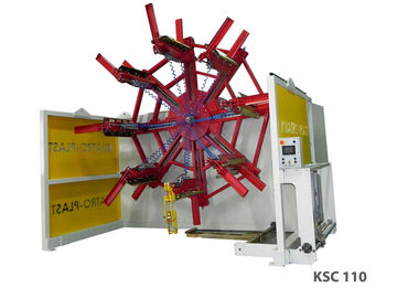 Línea multi de la protuberancia del tubo de las capas PE con poder de las unidades 90KW del cortador de Offs del recorrido