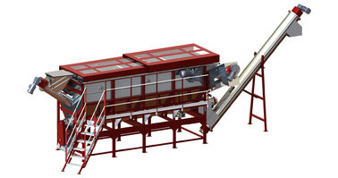 Línea del fregado de las botellas del animal doméstico del CE, máquina de reciclaje plástica de la velocidad del producto 1000KG/H