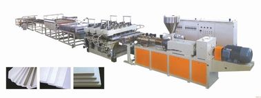 máquina del extrusor del PVC 75KW, fabricante de la máquina del tablero de la espuma del PVC de la anchura 1220mmm