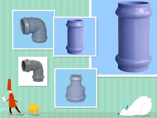 Máquina del extrusor del Pvc del motor de , máquina gemela de la fabricación del tubo del Pvc del tubo