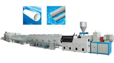 Solo tubo acanalado del PVC que hace la máquina, cadena de producción de alto rendimiento del tubo del HDPE