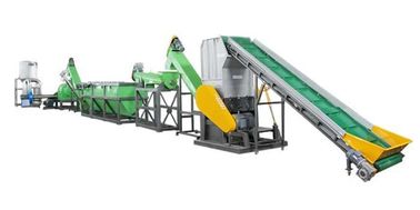 Botella del ANIMAL DOMÉSTICO de la aprobación del CE que recicla la línea, ANIMAL DOMÉSTICO/máquina de reciclaje plástica de la basura