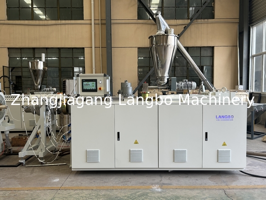 Línea de extrusión de conductos eléctricos de plástico de 50-200 mm Línea de extrusión de tuberías de PVC/UPVC