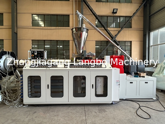 SIEMENS / SCHNIDER Máquina de tuberías de plástico de contacto de PVC, máquina de toma de tomas de tuberías, línea de extrusión de tuberías de agua, máquina de fabricación de tuberías