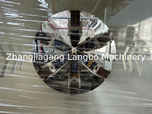 Máquina de extrusión de plástico para la fabricación de tubos de HDPE