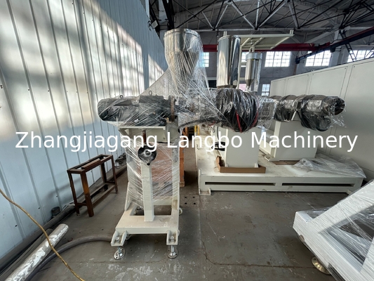 Línea de extrusión de plástico para tuberías de HDPE con control de pantalla táctil PLC