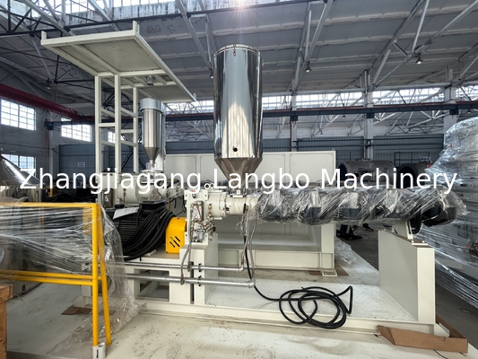 Diámetro grande DN Tamaño doble / triple pared HDPE PE suministro de agua de gran diámetro plástico PP PPR HDPE PE Pprc Producción de tubería extrusión línea de fabricación