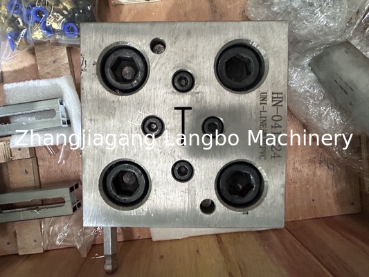 Máquina de fabricación de tiras de etiquetas de PVC y línea de extrusión de perfiles con ancho uniforme extrusor de tornillo doble cónico de borde liso