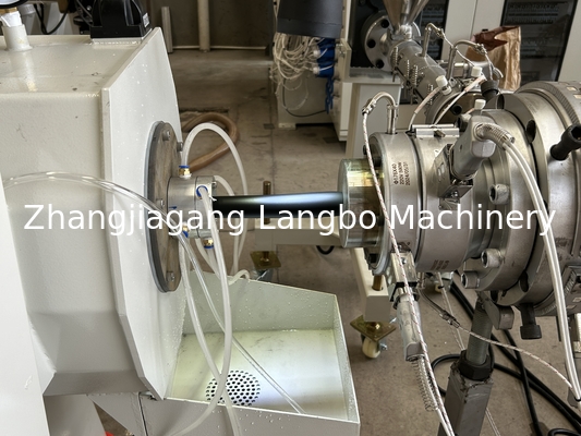 Máquina de extrusión de tuberías de plástico HDPE PE para la producción