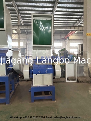 37KW triturador para tuberías de PVC línea de máquina de reciclaje de residuos plásticos