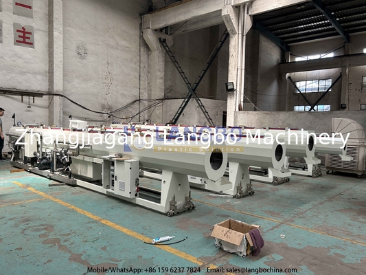 Línea de producción de tuberías de drenaje de PVC-U de 75-250 mm con alta capacidad de producción y mejor rendimiento