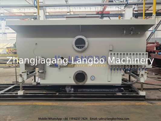 800-1200mm Máquina de fabricación de tuberías de PVC de tres capas de gran diámetro Línea de producción de extrusión de tuberías de alcantarillado de plástico