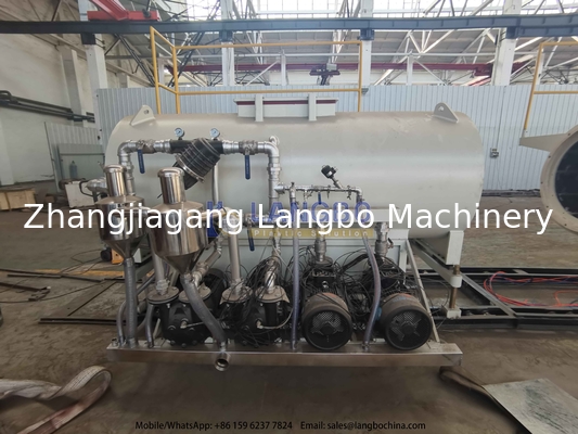 800-1200mm Máquina de fabricación de tuberías de PVC de tres capas de gran diámetro Línea de producción de extrusión de tuberías de alcantarillado de plástico