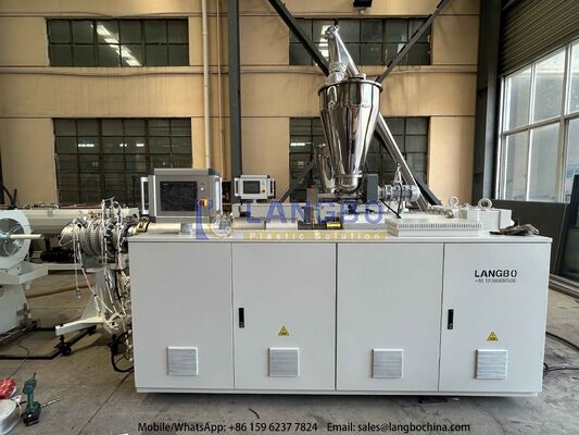 O SCHNIDER Contador de plástico de PVC para tubería de extrusión de línea de fabricación de la máquina para tubería de suministro de agua