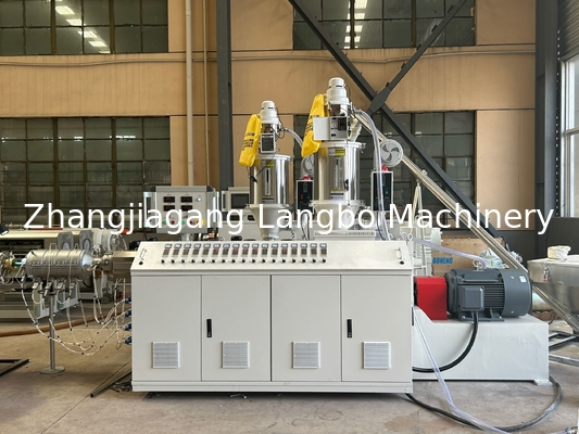 Línea de extrusión de plástico para la fabricación de tubos PPR