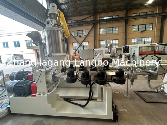 Línea de producción de tubos de aguas residuales de plástico de polietileno en espiral PPR Máquina de fabricación de tubos de extrusora de tornillo único