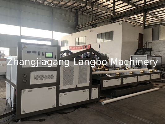 Maquinaria de venta al por mayor de capacidad de doble campana de PVC de plástico de la tubería de campana máquina para la línea de producción de tuberías China