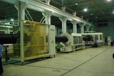 Sola línea de la protuberancia del tubo del tornillo PE, tubo del PE de la alta capacidad que hace la máquina