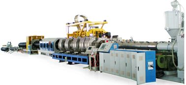 Máquina plástica de la protuberancia del tubo del HDPE PE de los PP/máquina/de producción cadena de la fabricación