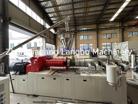 Línea de fabricación de tuberías de PVC de alta velocidad con un rango de diámetro de tubería de 50-250 mm