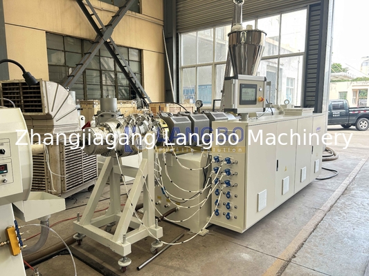 Máquina avanzada de extrusión de tuberías de conducto de PVC de alta velocidad para la línea de producción de UPVC y CPVC Máquina para hacer tornillos gemelos paralelos