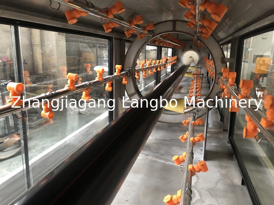 Máquina de fabricación de tuberías HDPE de bajo ruido Línea de extrusión de tuberías de alta capacidad