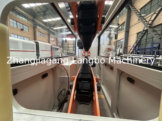 Máquina de fabricación de tuberías HDPE de bajo ruido Línea de extrusión de tuberías de alta capacidad