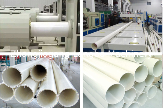 75-250 Máquina para la fabricación de tuberías de plástico Línea de extrusión de tuberías de PVC Sjz-65/132