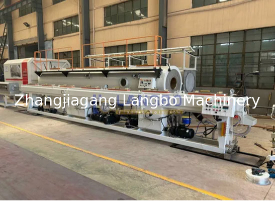 Línea de extrusión de tubos de plástico de múltiples capas Línea de producción de tubos de alta velocidad de HDPE PE
