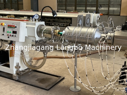 Línea de producción de tubos de aguas residuales de plástico de polietileno en espiral PPR Máquina de fabricación de tubos de extrusora de tornillo único