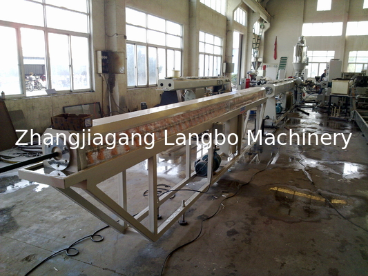 Línea de producción de extrusión de tubos PPR de tornillo único Máquina de extrusión de extrusores de plástico Máquina de extrusión de tubos de fibra de vidrio PPR